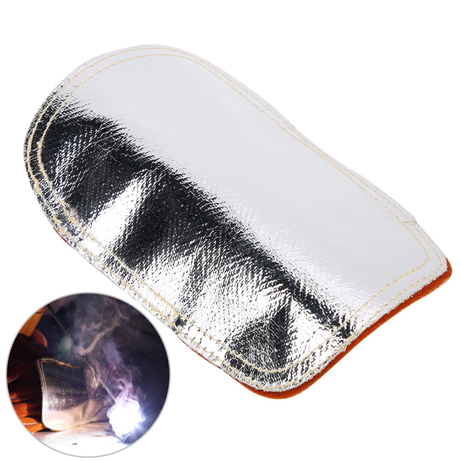 SYH&AQYE Protector de Mano de Alta Temperatura, Protector de Mano de Calor Almohadilla de Mano de Soldadura, Guantes de Protección de Mano de Flujo de Transferencia de Calor Alto Protector