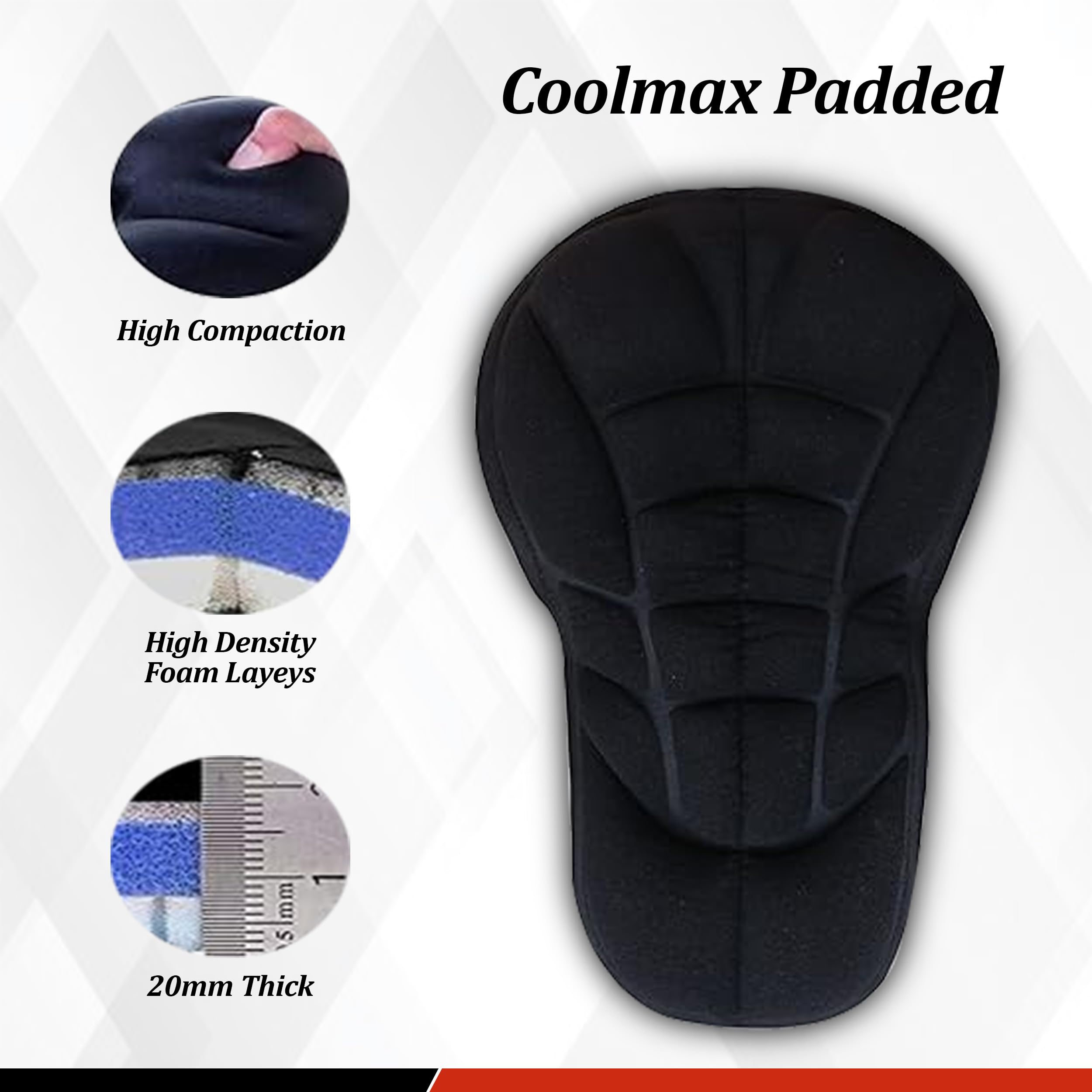 Pantalon de cyclisme tendance pour homme - Coolmax rembourré - Fabriqué en matériau Roubaix très élastique et dense pour de longues promenades à vélo confortables - Disponible en 5 modèles accrocheurs