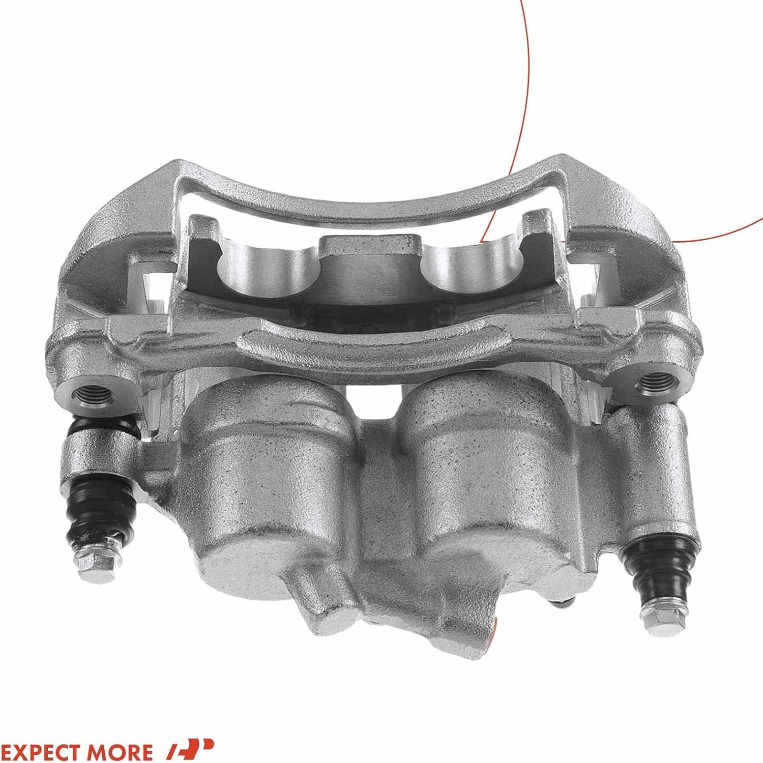 A-Premium Disc Brake Caliper Assembly with Bracket Compatible with Select Dodge, Mercedes-Benz and Freightliner Models - Sprinter 2500/Sprinter 3500 2002-2006, Sprinter 2004-2006