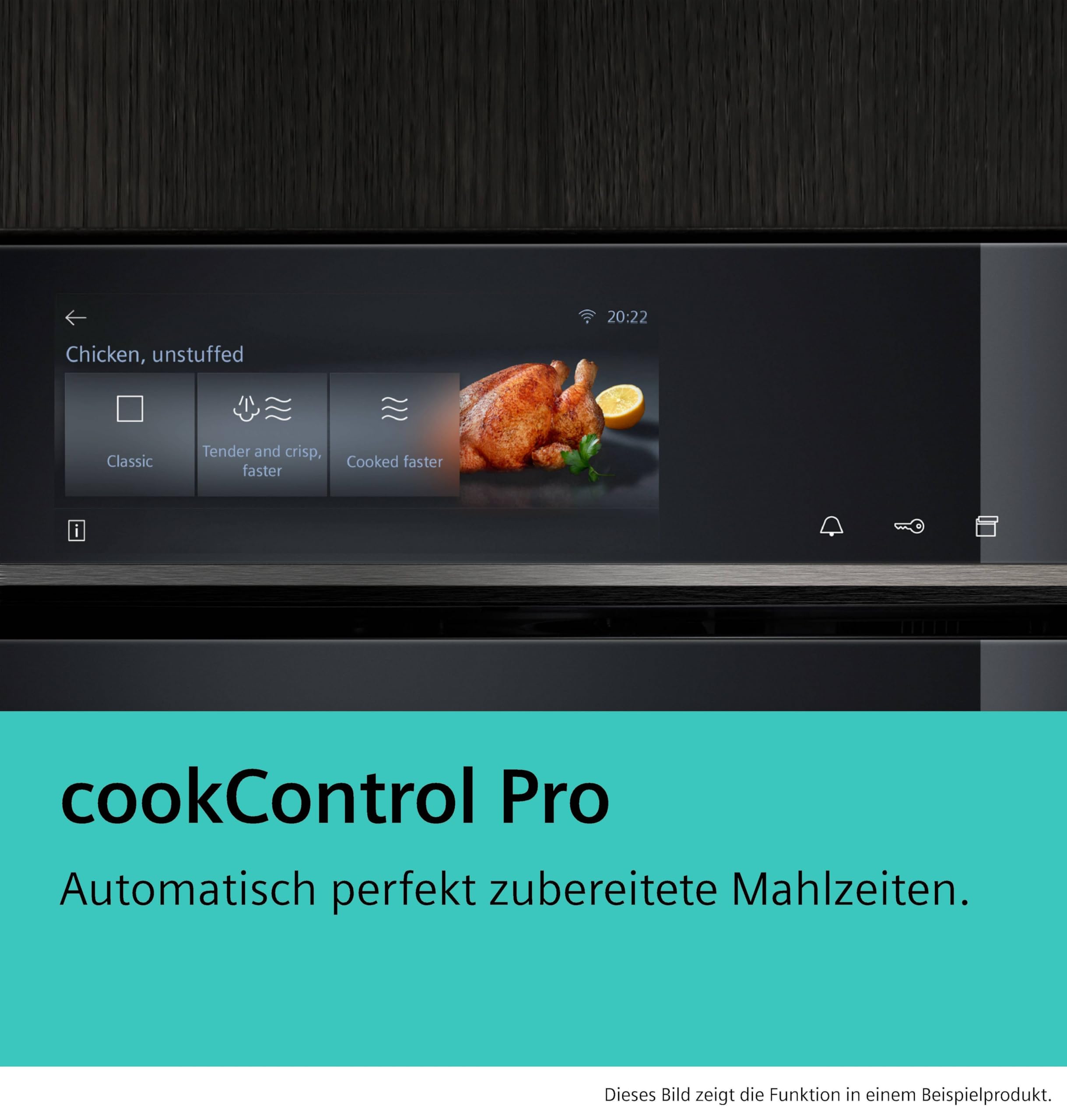 Siemens iQ700 HR776G1B1 Einbau-Backofen mit Dampffunktion 60x60 cm Schwarz activeClean Pyrolyse humidClean Hydrolyse Air Fry Touchscreen