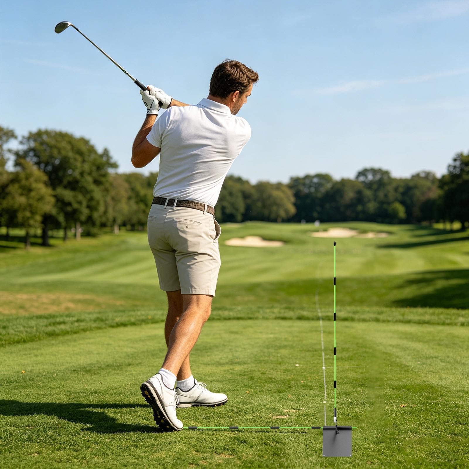 Genérico Varilla De Alineación Equipo Plegable de Corrección y Enseñanza | Set de Soporte Angular de Palos de Alineación Para Aficionados Principiantes Amateurs Familias Amigos Compañeros