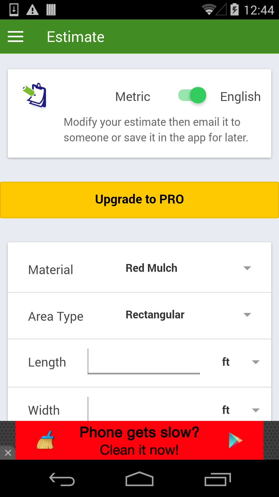Mulch Calculator FREE App on the Amazon Appstore