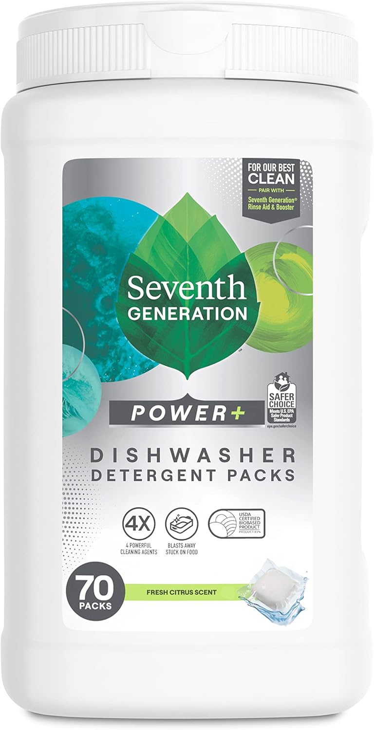 Amazon.com: Seventh Generation Ultra Power Plus Dishwasher ...