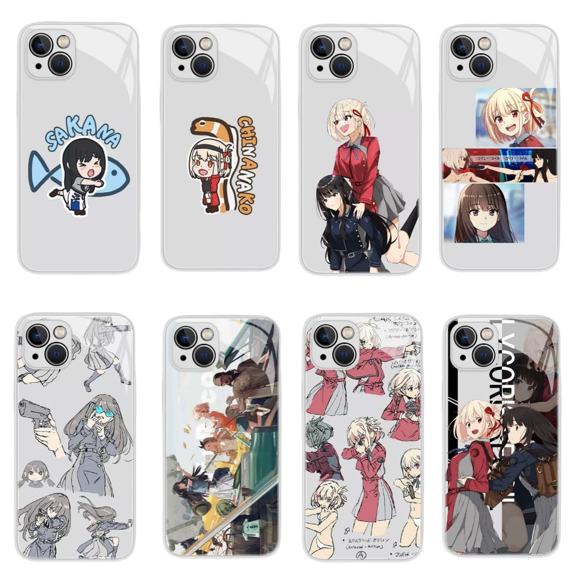 Amazon.co.jp: BOKNI リコリス・リコイル スマホケース iPhone 15