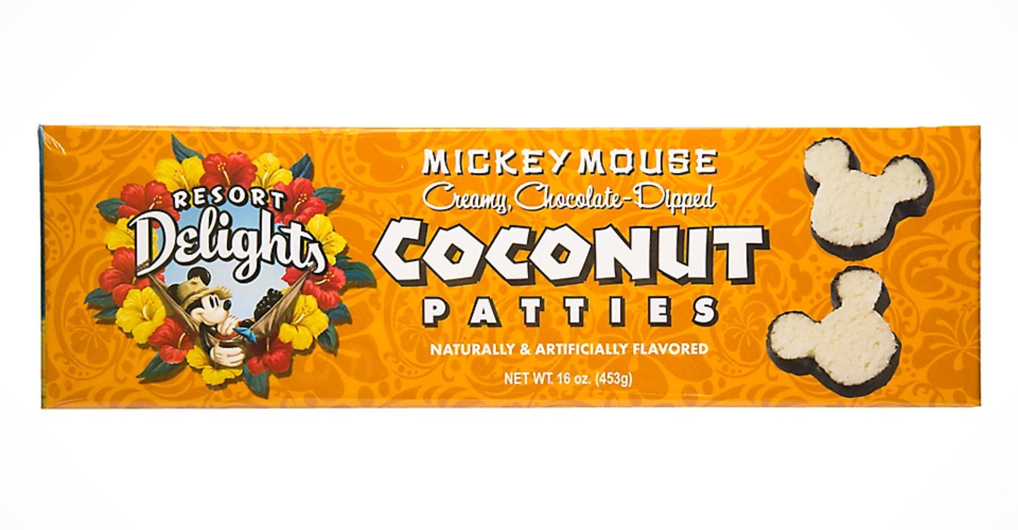 Disney Resort Delights Mickey Mouse Creamy Chocolate-Dipped Coconut Patties