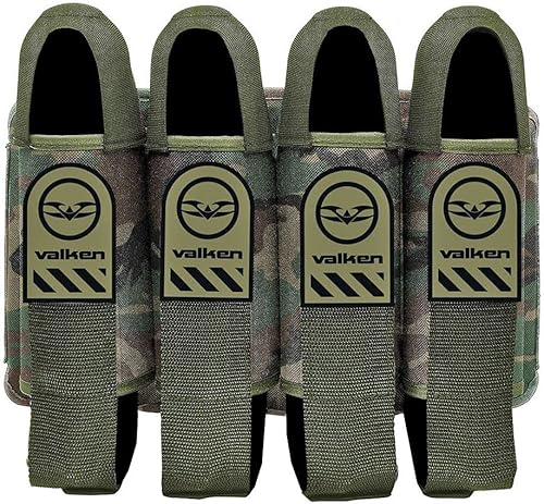 Vista 9 de Valken Arnés de paintball Alpha 4 Pod Azul
