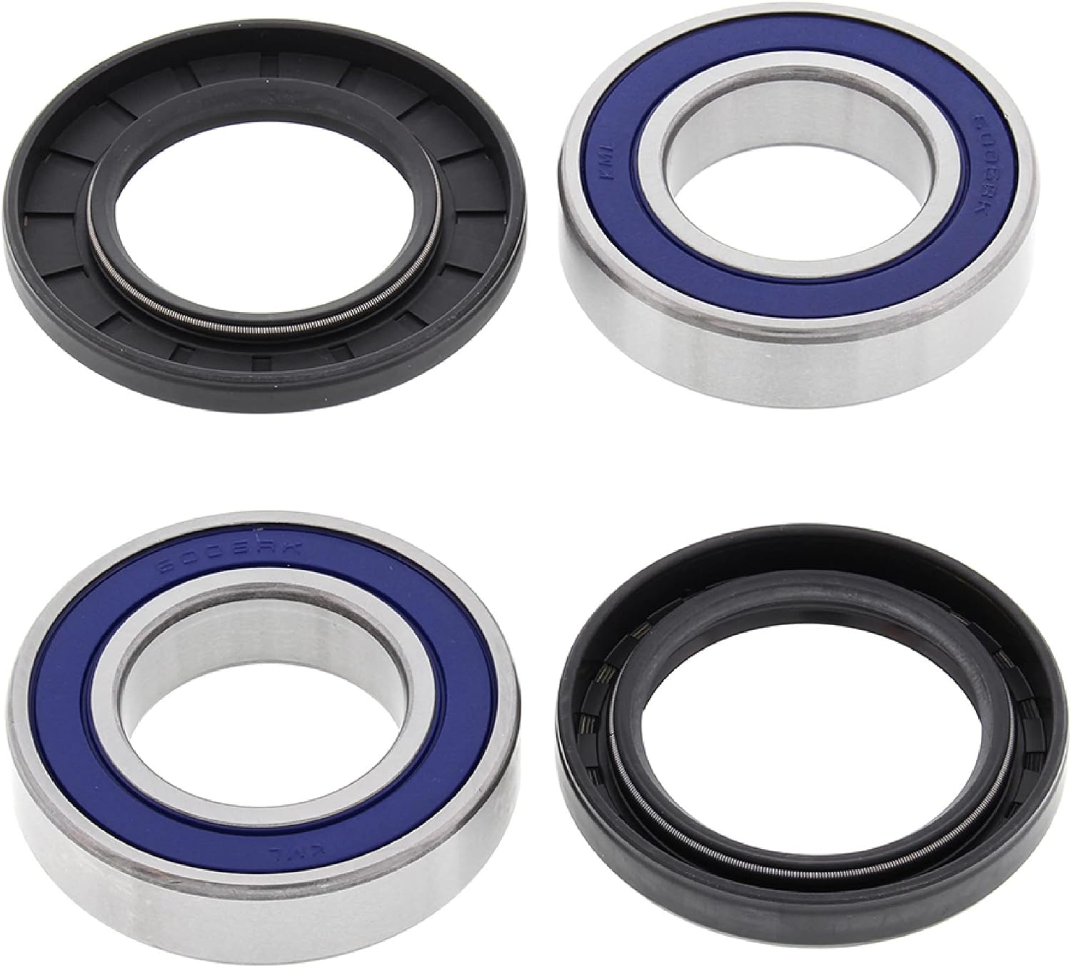 All Balls Racing Rear Wheel Bearing Kit 25-1109 Compatible with/Replacement for Yamaha YFM100 1989-1991, YFM80 Badger 1993-2000, YFM80 Grizzly 2005-2008, YFM80 Raptor 2002-2008
