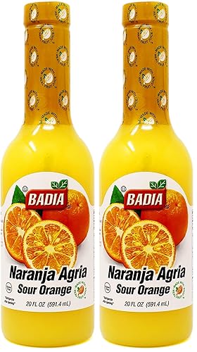 Badia Orange Bitter - Naranja Agria, 20 onzas, amarillo (BA405) (paquete de 2)