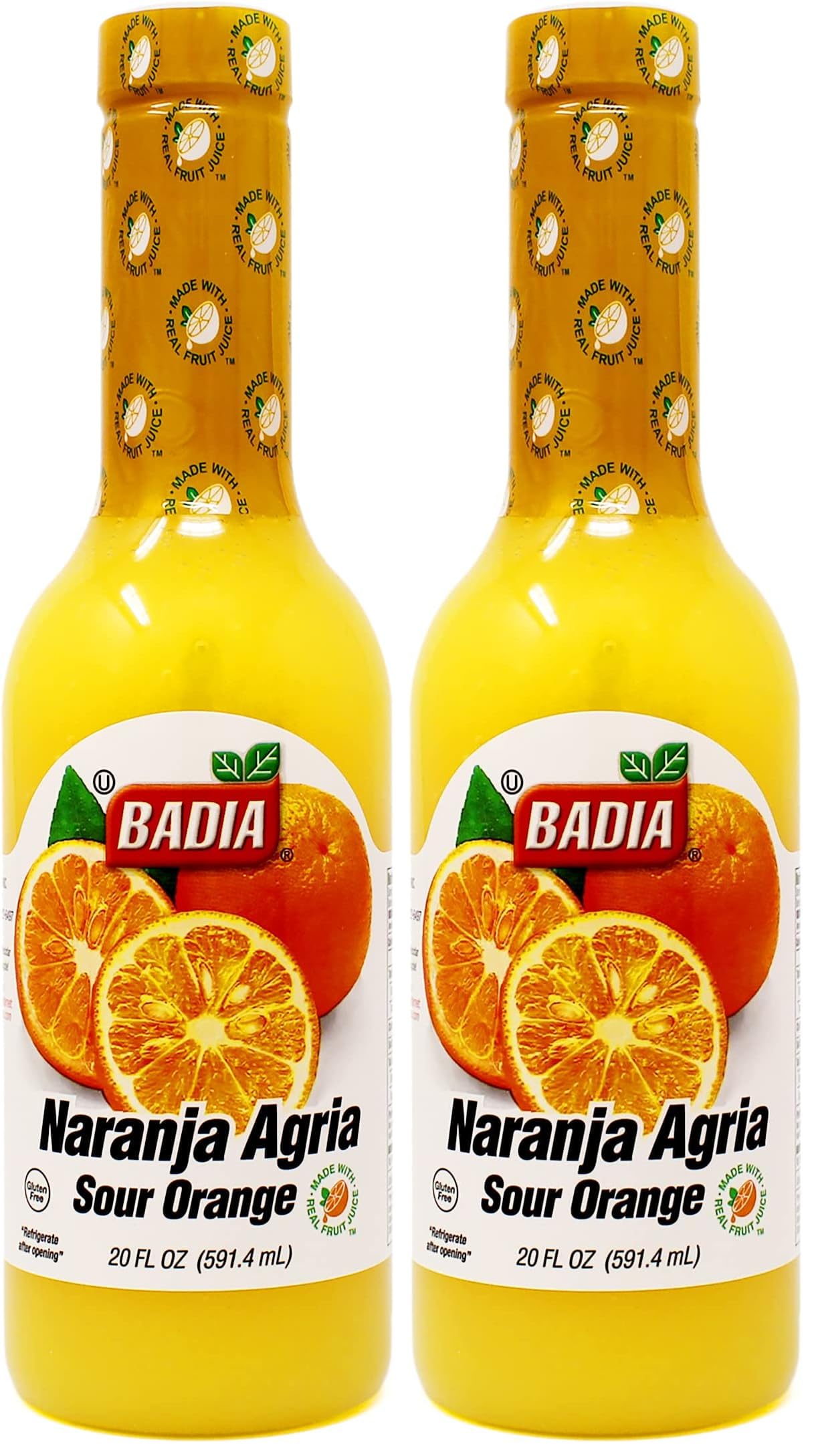 Badia Orange Bitter - Naranja Agria, 20 Ounce, Yellow (BA405) (Pack of 2)