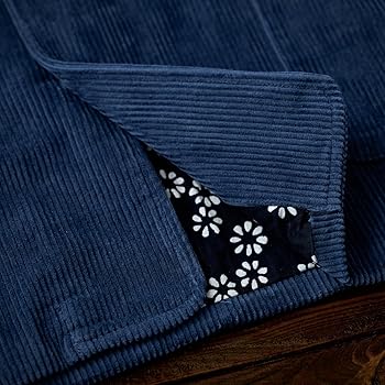 Amazon | [karaku] コーデュロイ 藍染ビンテージフレンチワーク