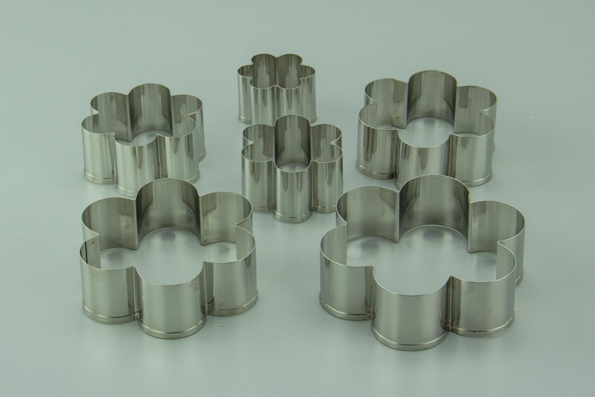 Set 9 Tagliabiscotti In Acciaio Inox Ateco – Formine Tradizionali Per Piccola Pasticceria, Alte 5 Cm