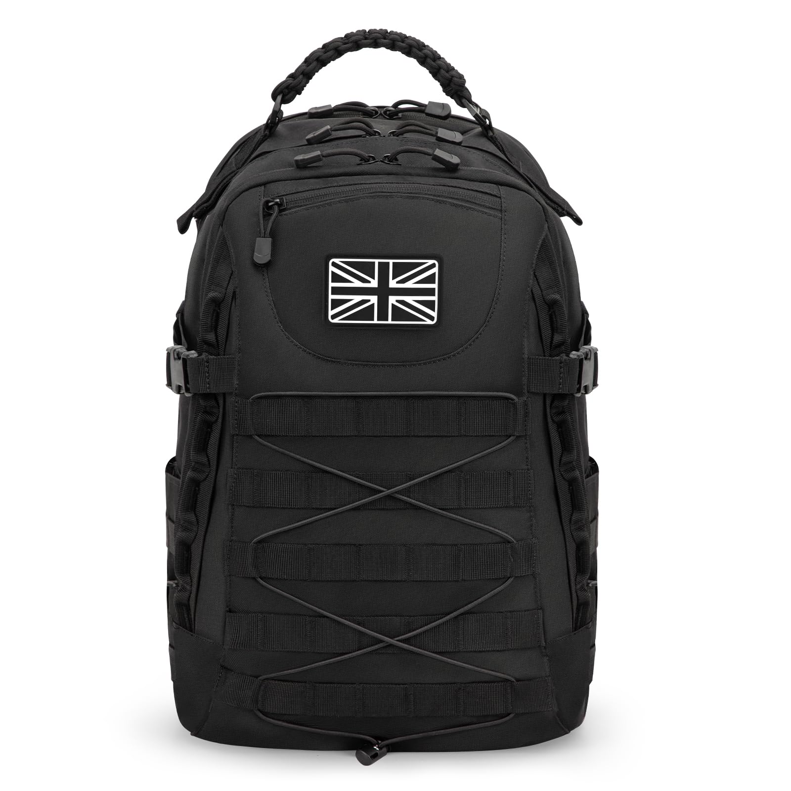 Jueachy Tactical Backpack for Men: Millitary Bag 25L Egg-shaped Pack Army Molle Gear with Laptop for Hiking Work