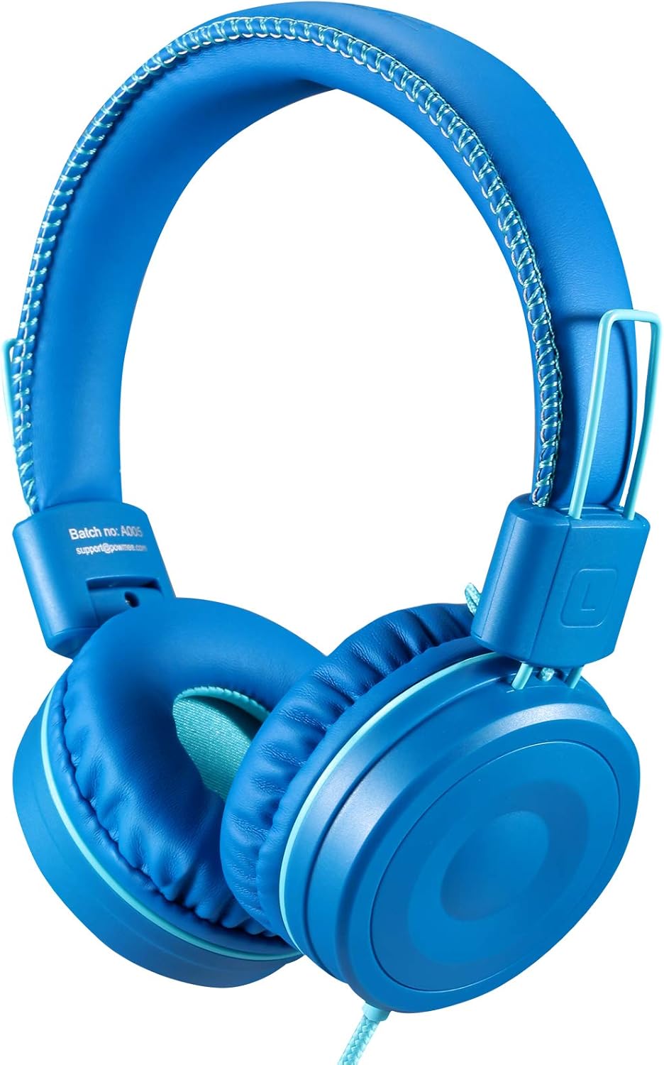 POWMEE M1 Kids Headphones Wired Headphone for Kids,Foldable Adjustable Stereo Tangle-Free,3.5MM Jack Wire Cord On-Ear Headphone for Children (Pink) : Electronics