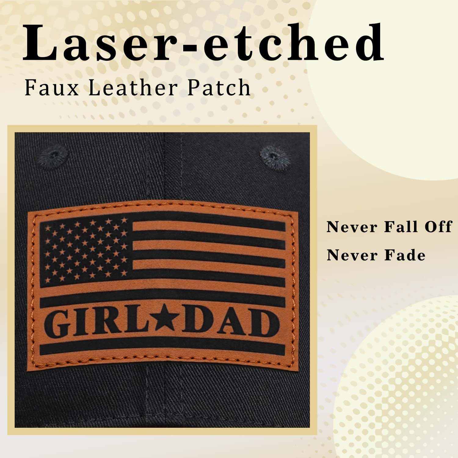 Girl Father Daddy Gifts Dad Hats for Men, Adjustable Dad Trucker Hat, Fathers Day Birthday Gifts from Daughter - Image 2