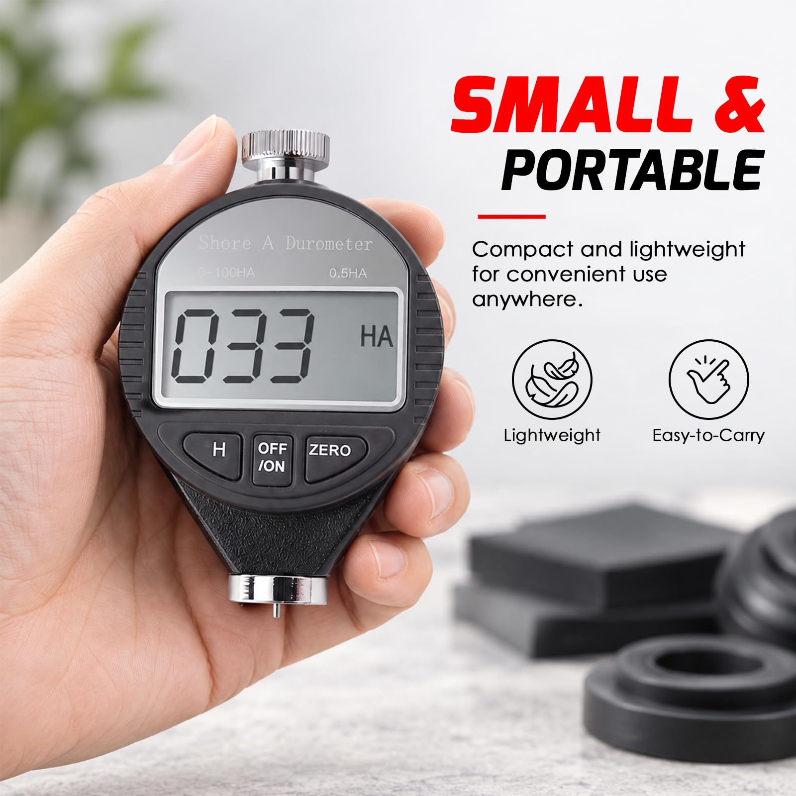 Shore A Hardness Meter - Digital Durometer Tester -2