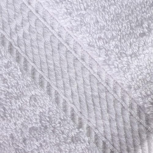 Vista 911 de SUPERIOR - Juego de toallas de algodón egipcio de 28.22 oz/m², incluye 2 toallas de baño, 2 toallas de mano, 2 toallas para la cara, artículos