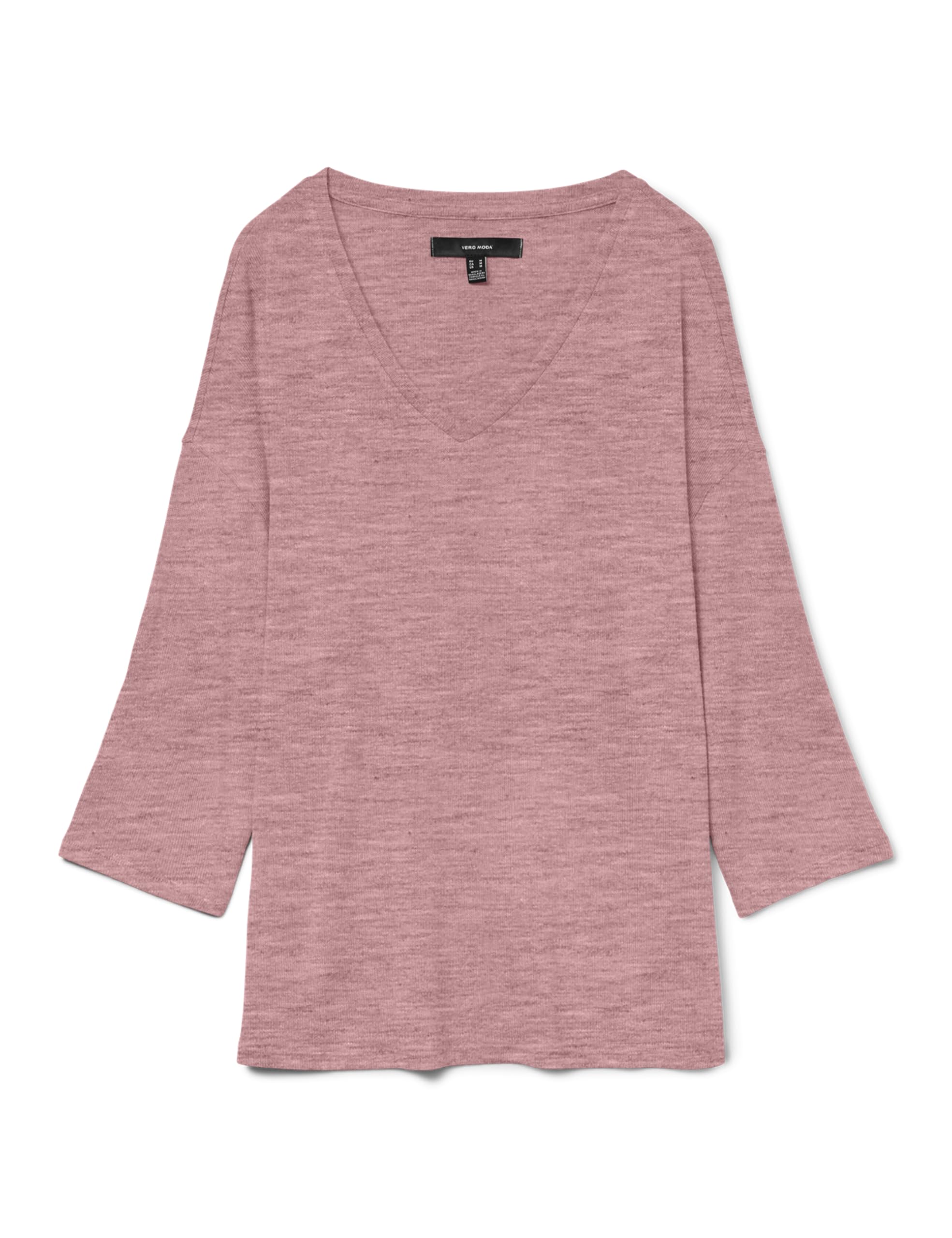 VERO MODA Vmbrianna 3/4 V-Neck Blouse Boo, Rose Elegance, XL