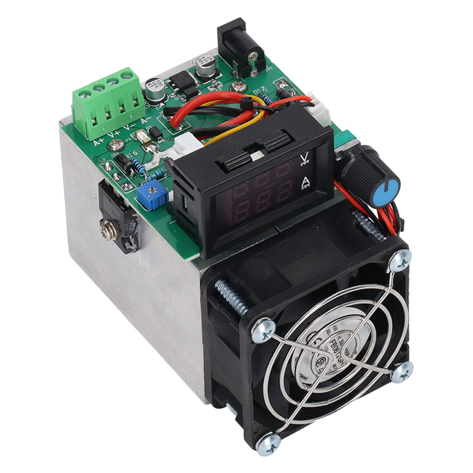 Jeanoko Probador de Capacidad de Batería con Pantalla de Tubo Digital con Configuración Premium para Adaptadores de Corriente y Gabinetes antiguos: PCB, Construcción de Aleación de Aluminio