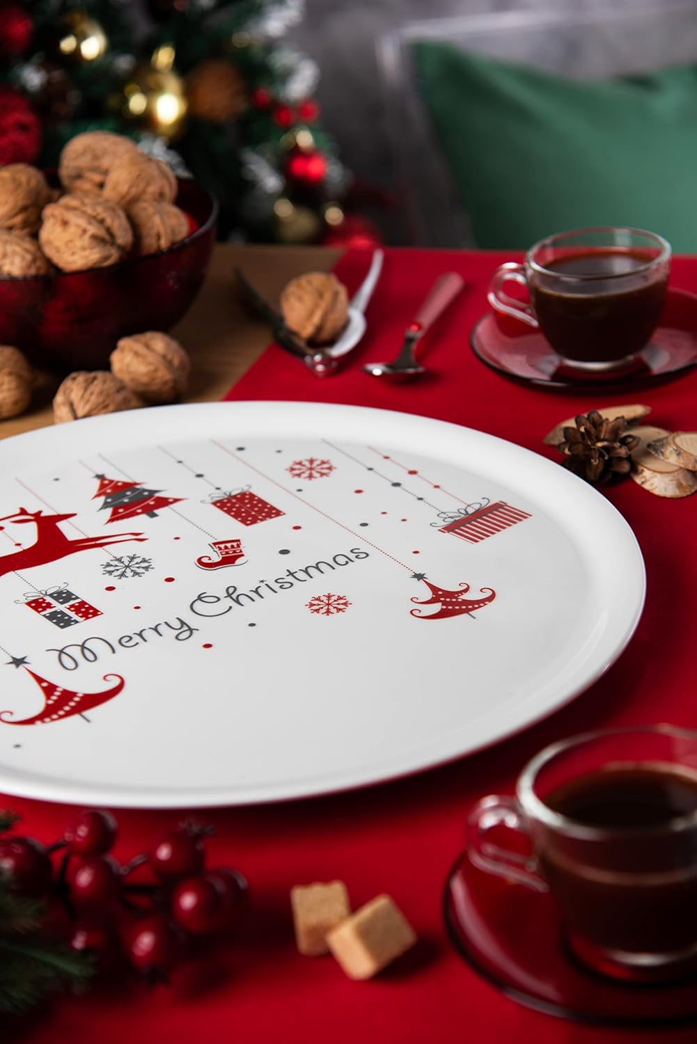 Excelsa 65358 Set of 6 Coffee Cups, Glass