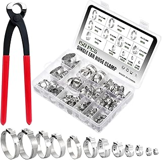 WiMas 150PCS 304 Stainless Steel 6-33.1mm Sin...,