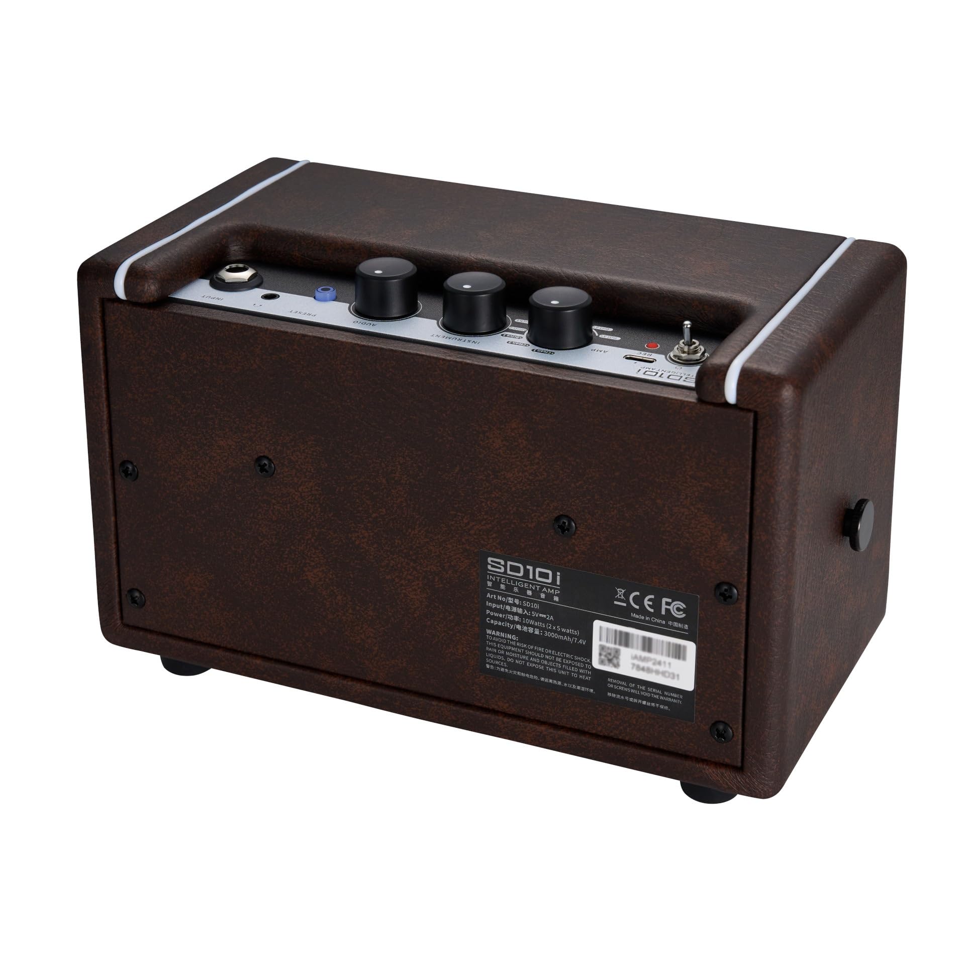 Mooer SD10i - Guitarra de modelado y multiefectos (2 unidades, 10 W)
