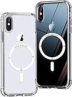 Vista 12 de ONES Funda delgada transparente para iPhone 8 Plus/7 Plus, PC + TPU híbrido, protección contra caídas de grado militar [antiamarillamiento], funda