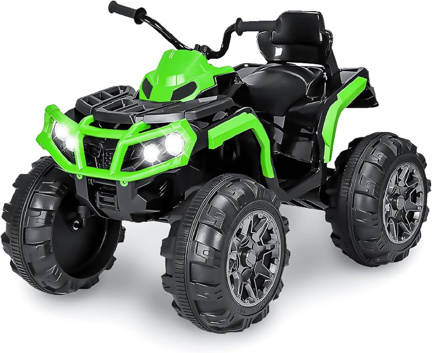 24V Kids Ride on ATV 4 Wheelers for 3-5 Years Old with Music Player, Kids Ride on Cars, Green