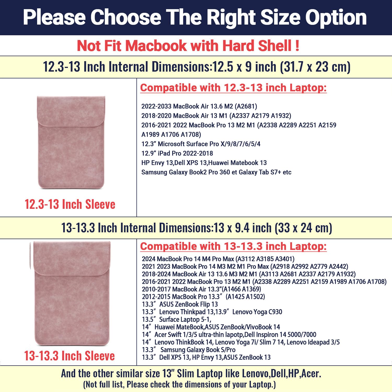 TECOOL Custodia per PC 13 Pollici Portatili Sleeve con | WhichOne