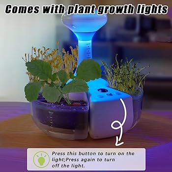 Amazon.co.jp: 屋内庭園水耕栽培システム: 6 ポッド植物発芽