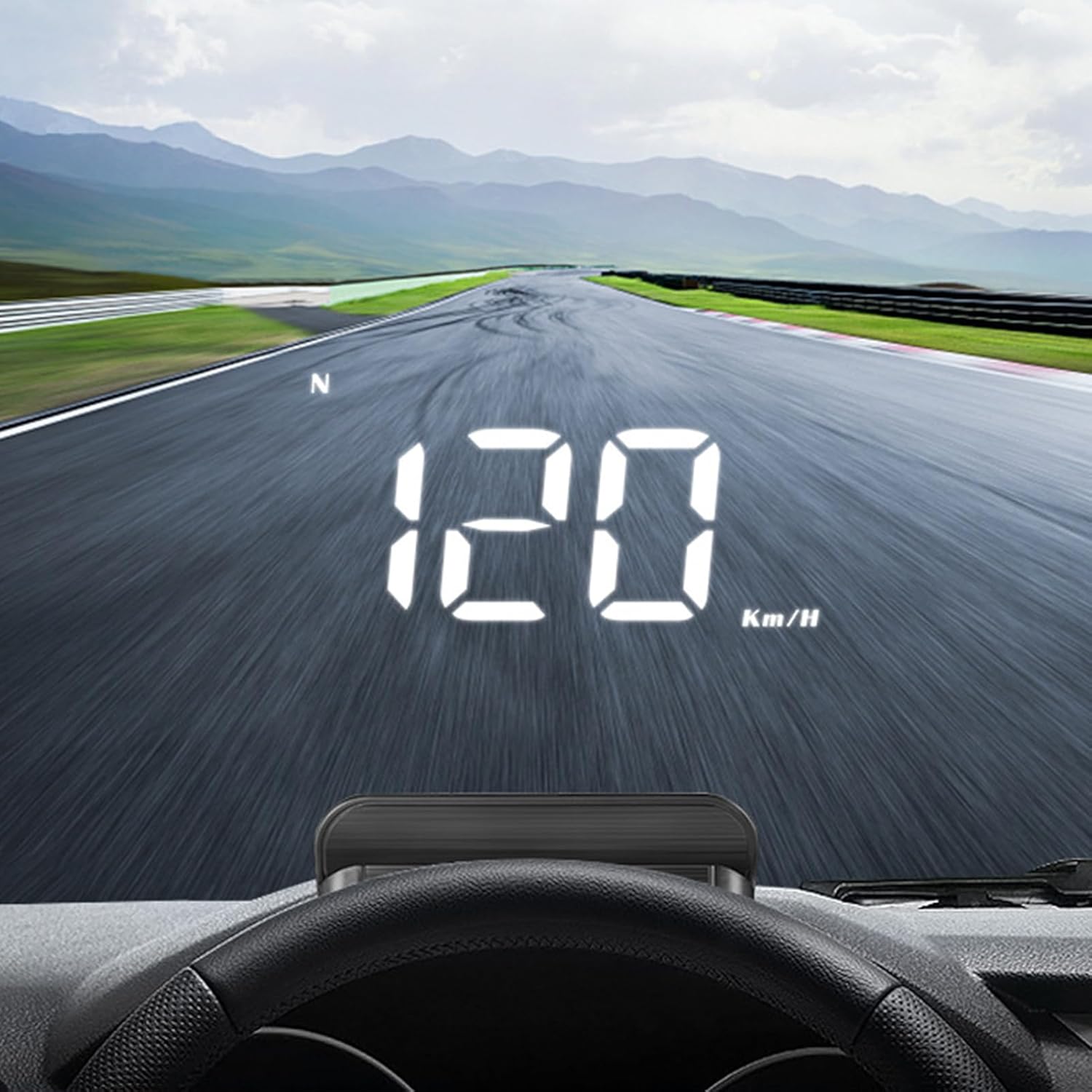 Holographic Speedometer,GPS Speedometer for Car - Digital GPS, Clear Heads up Display Hud for Safe Driving, Car Accessories for Truck, SUV