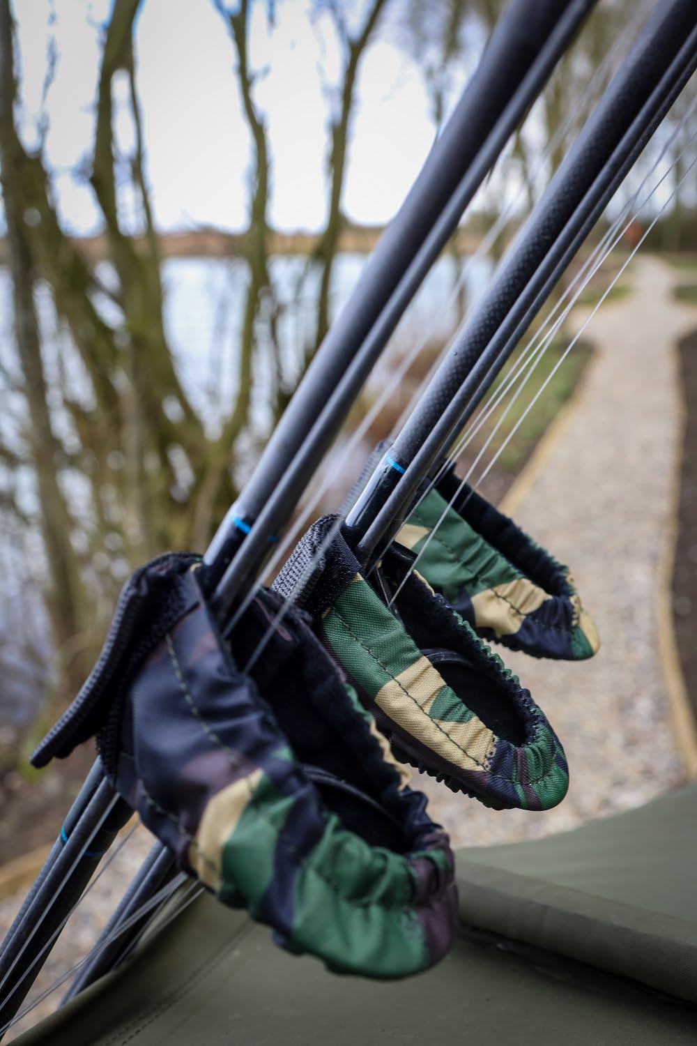 CULT Tackle DPM Ring Protector 50mm (set of 3) - Carp Fishing Accessories