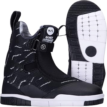 Hyperlite Gooey Mens Wakeboard Bindings Black/White 9