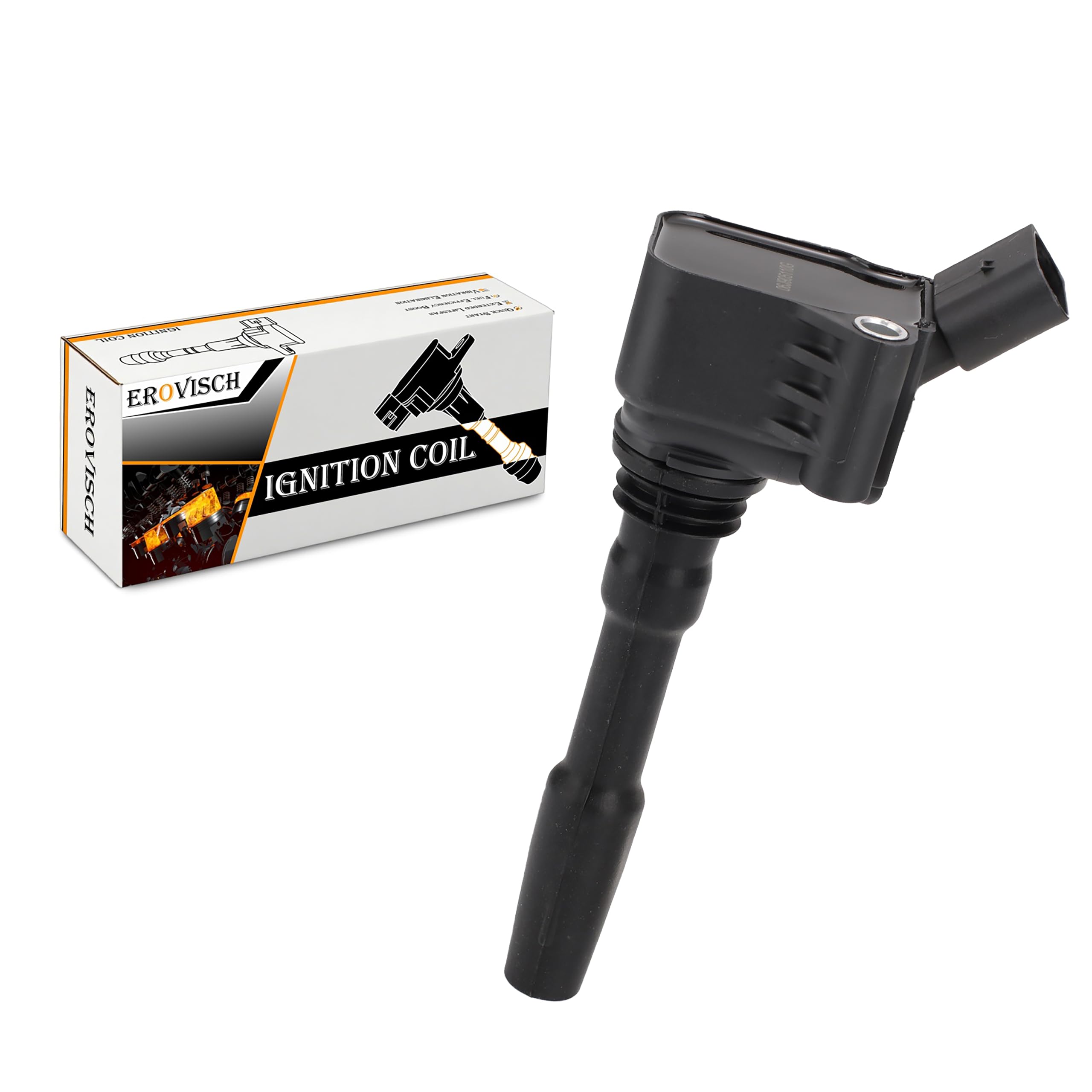 Photo 1 of 06J905110G OEM Ignition Coil - Compatible with Audi Beetle Golf Jetta - 1.8L 2.0L L4 Engines - Replaces # 06K905110K 06J-905-110-G ZSE068