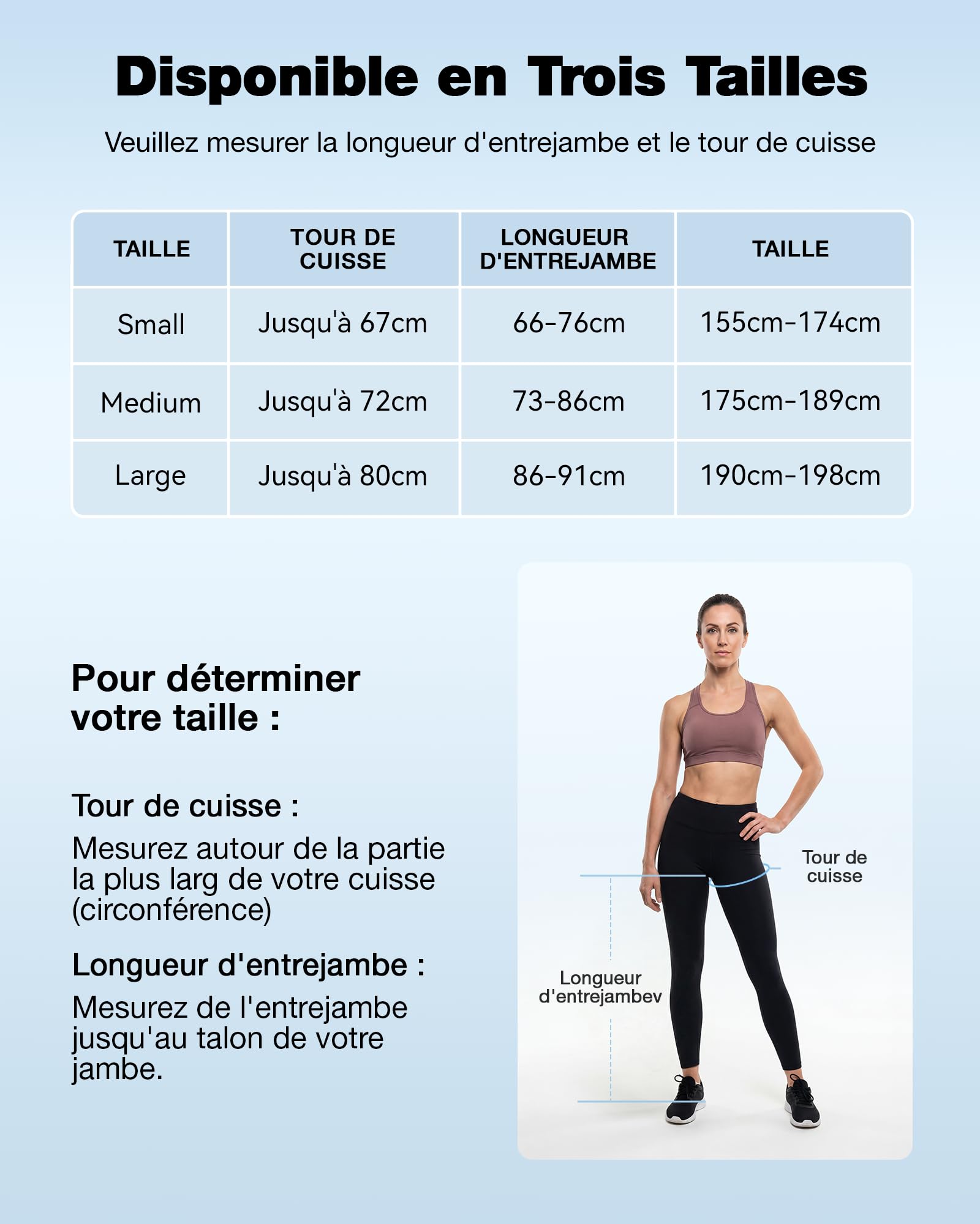 FIT KING Pressothérapie Jambes avec Contrôle 4 Zones, Rechargeable, Bottes de Compression d’Air pour la Récupération et la Relaxation Musculaire Profonde, Portable sans Fil, 12 Intensités, 3 Modes (M)