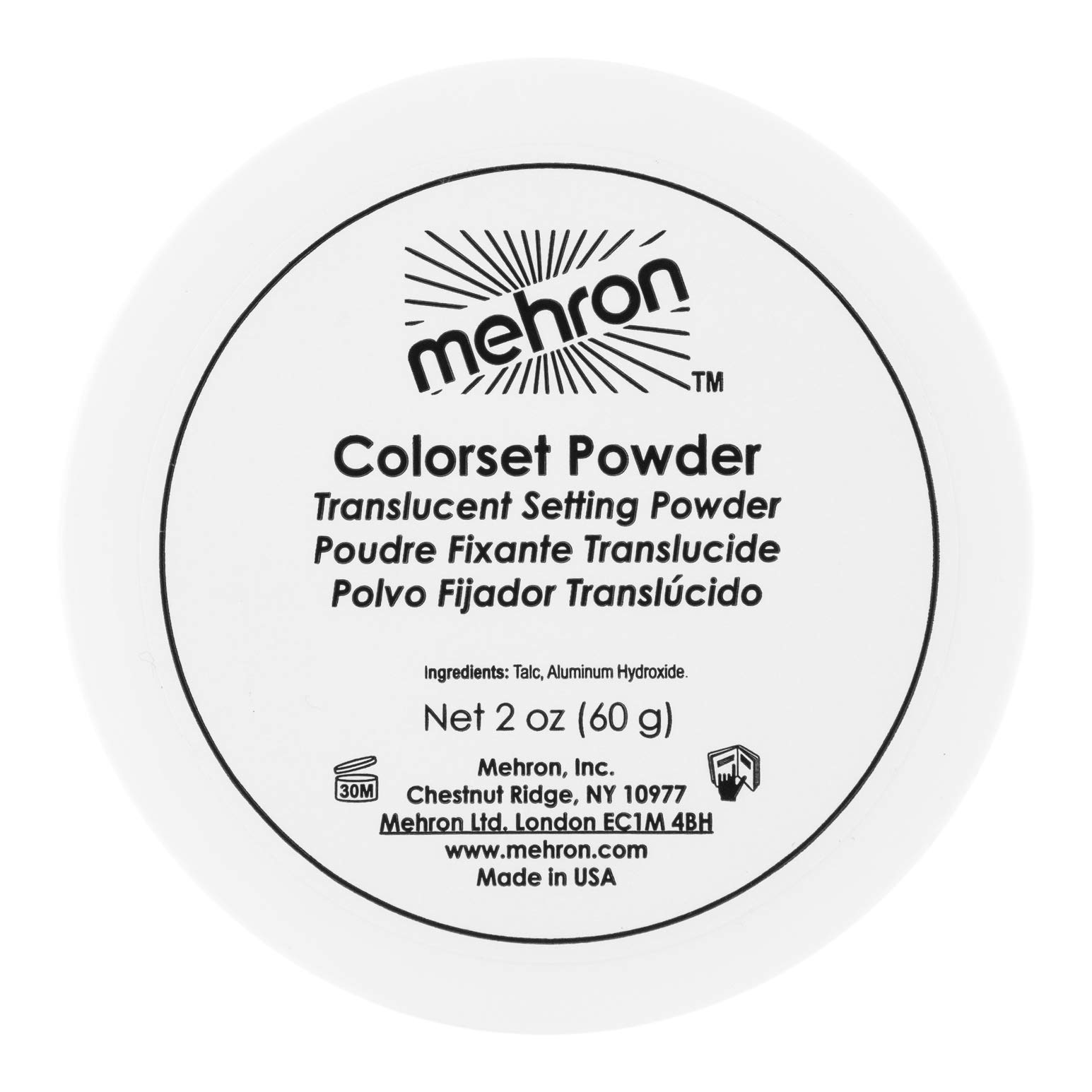 MehronMakeup Colorset Powder for Special Effect, Halloween, Movies (2 oz)