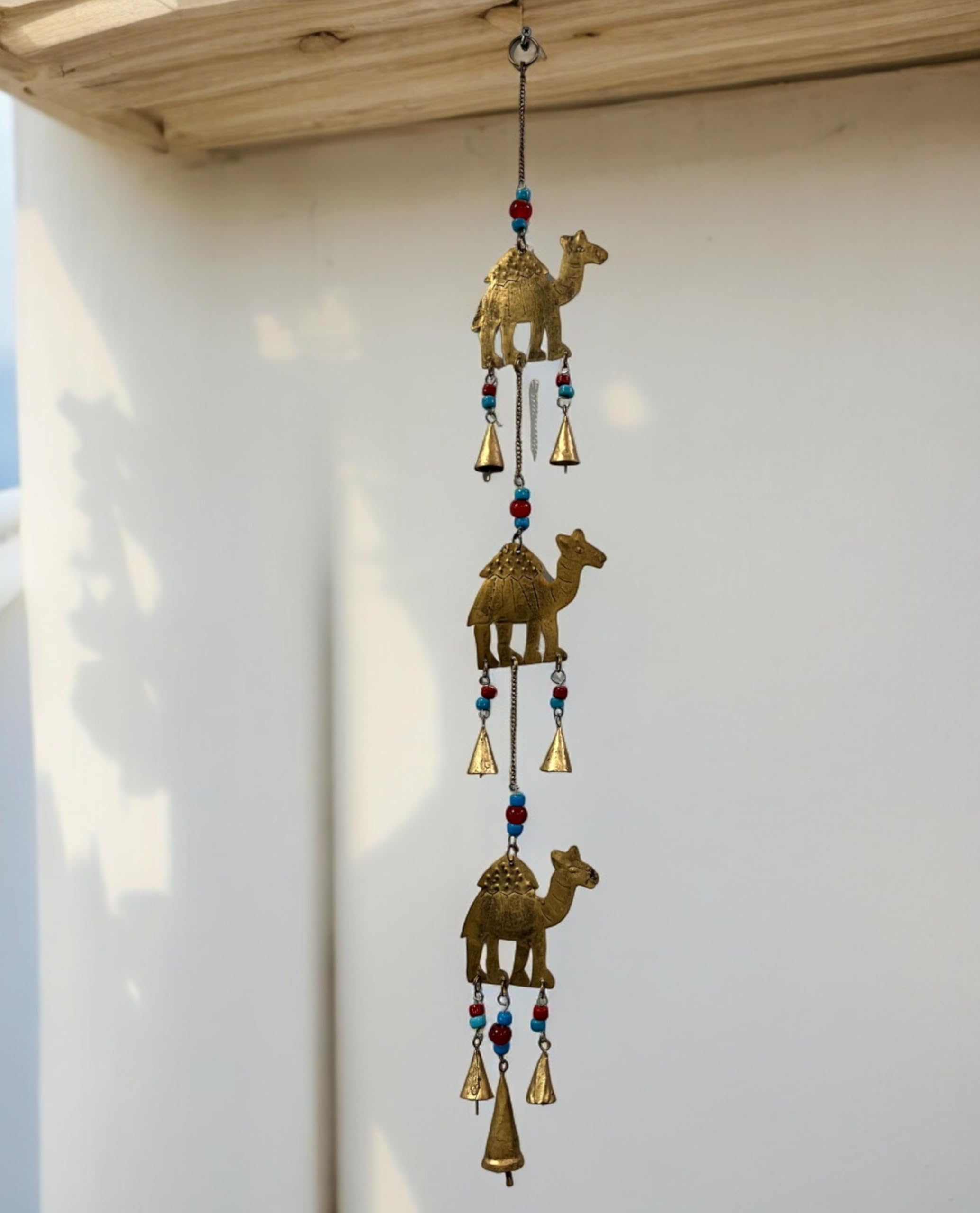 Amazon.com : Recycled Iron Indian Camel Home Decor Bells Wall
