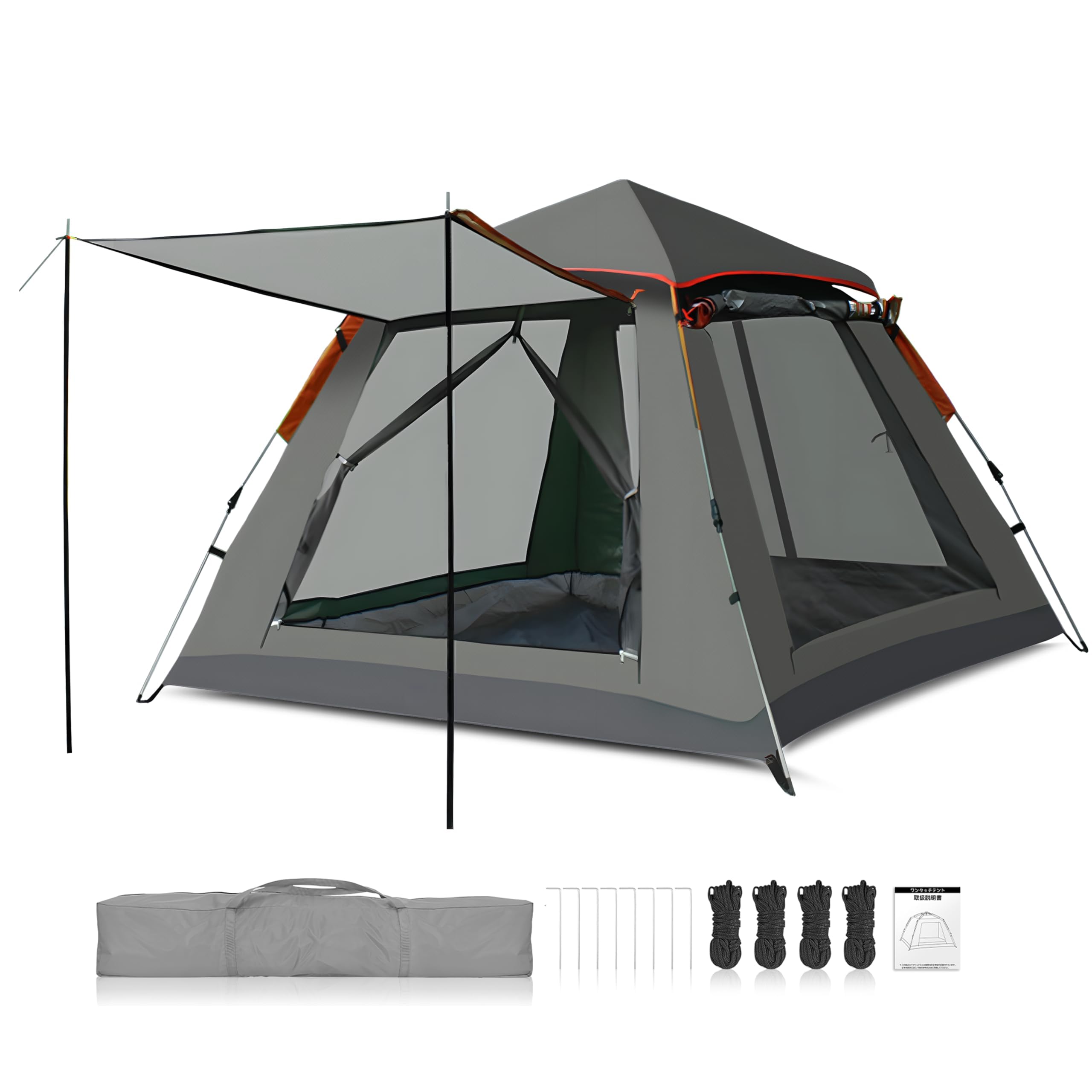 Amazon.co.jp: SoraVibe テント ワンタッチテント 3～4人用 全景天窓