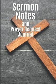 Sermon Notes and Prayer Request Journal: Church Notes