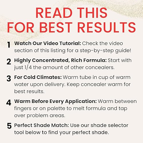 Miniatura 2 de Fièra Corrector y base de lujo con ingredientes antienvejecimiento, cobertura completa para ojeras, arrugas, líneas finas y manchas, uso durante