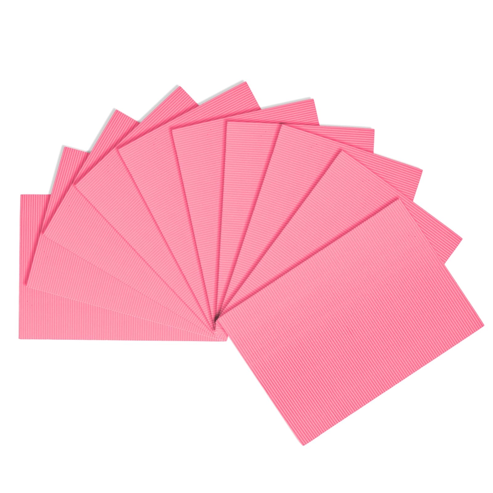 uxcell 10pcs Corrugated Cardboard Paper Sheets,Light Pink,11.69-inch x 8.27-inch,for Craft and DIY Projects