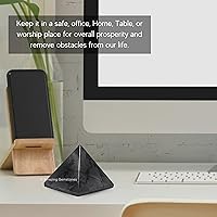 Vista 328 de Amazing Gemstone Amethyst Pyramid Crystal Healing Stones - 2" Great Pyramid Figurine of Natural Stone Pyramid for Meditation, Reiki, Chakra