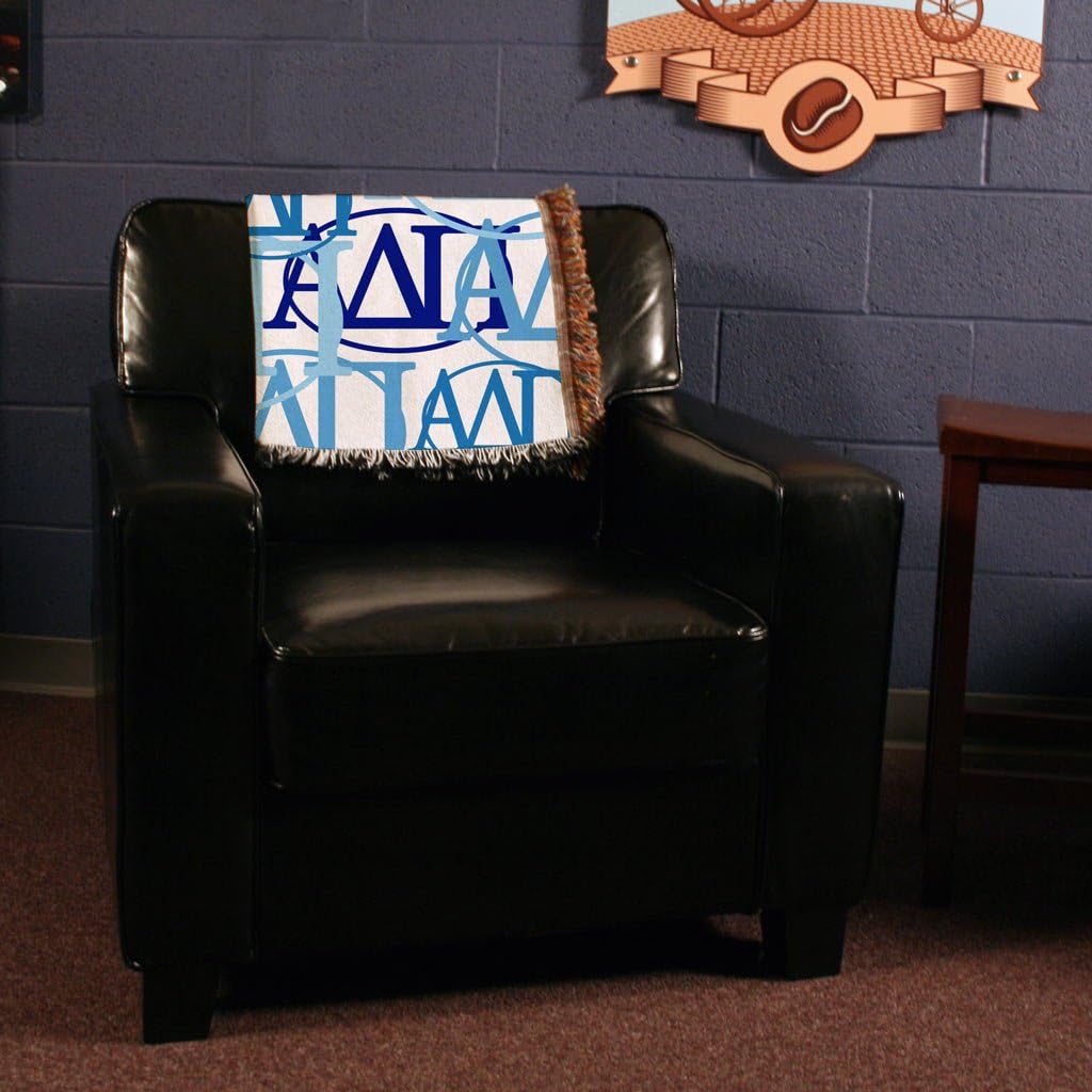 VictoryStore Blanket - Alpha Delta Pi Woven Blanket, Polyester, 35x54 Inches