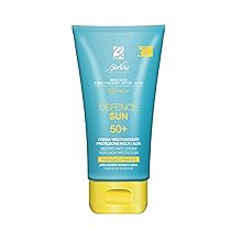 Bionike Defence Sun – Crema Solare Viso, Azione Protettiva e Antiossidante, Waterproof e non Appiccicosa, Rafforza e Ripara la Pelle, 50 ml
