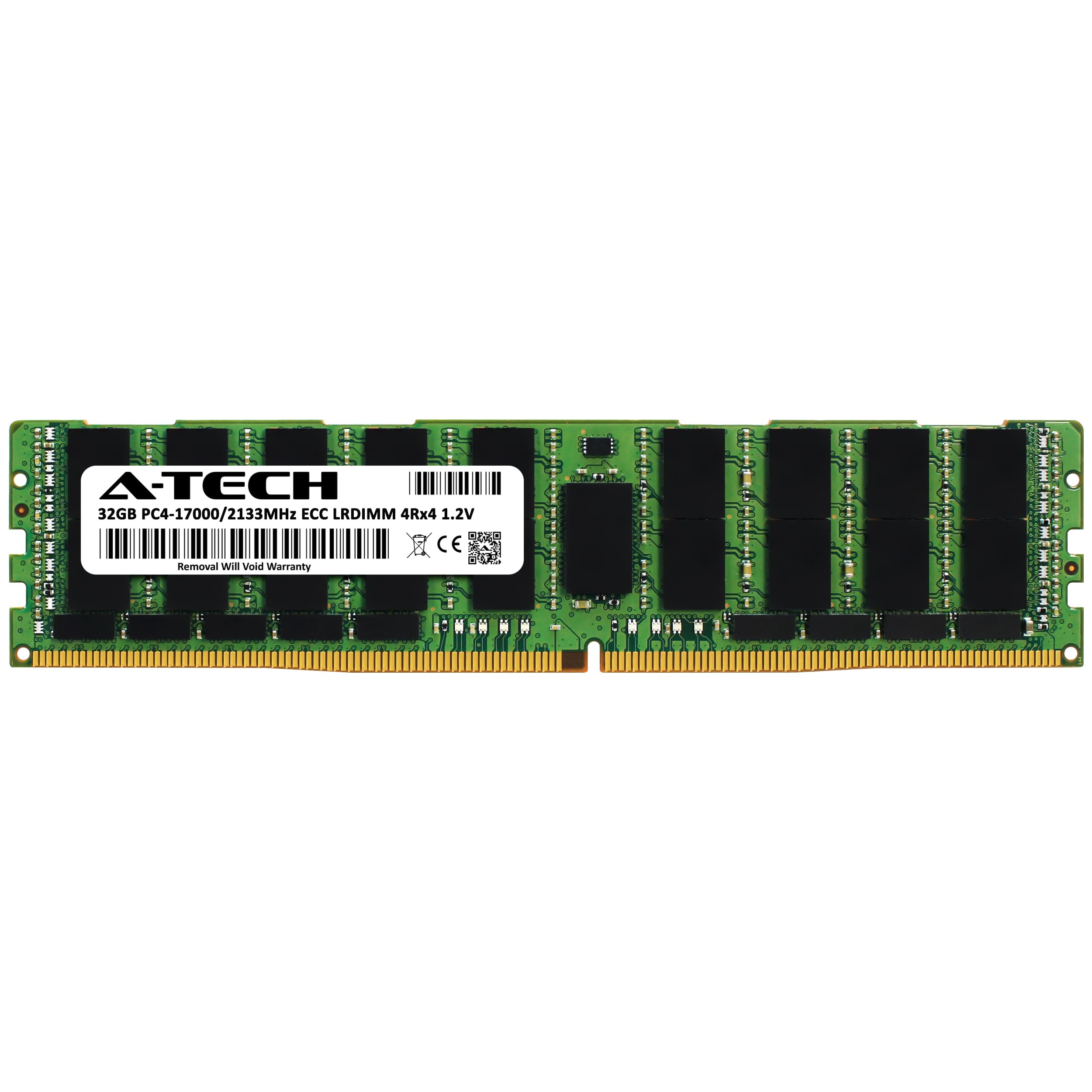 A-Tech 32GB DDR4 2133MHz PC4-17000 ECC LRDIMM 4Rx4 Quad Rank 1.2V