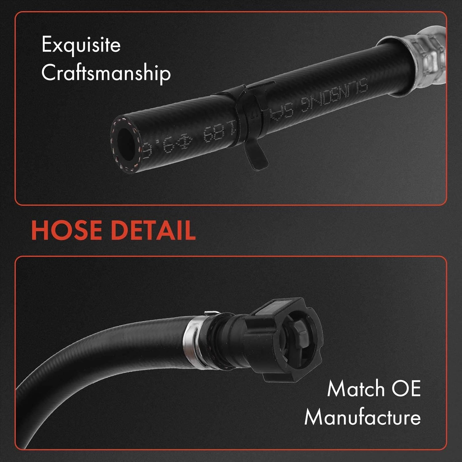 A-Premium Power Steering Return Hose Line Assembly Compatible with Ford Transit Connect 2010 2011, 2.0L, Cooler To Reservoir