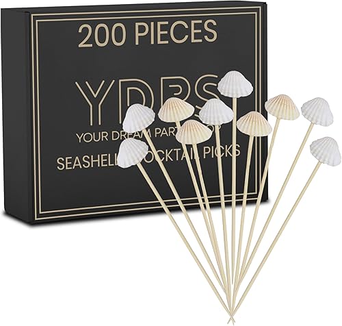 Vista 17 de Palillos de cóctel de flamenco tropical, 200 palillos de bambú de 4.7 pulgadas para bebidas, frutas y decoraciones de fiesta, brochetas de cóctel