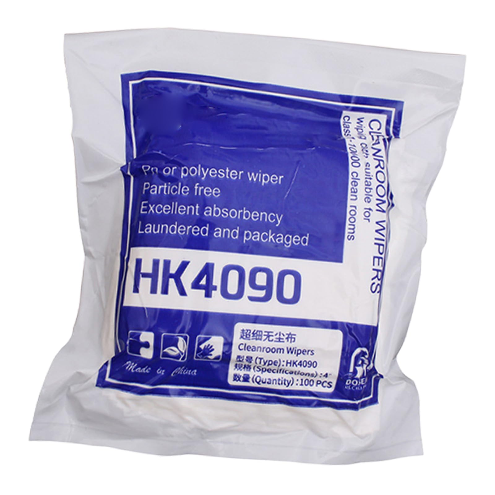Kaccde 10X10cm 100Pcs Absorbent Lint Release Nonwoven Cleaning Cloth 100 Sheets Accuracy Instrument For Delicate Surfaces Release Polishing Cloth