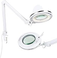 Vista 9 de Brightech LightView Pro lámpara con lupa y luz LED, intensidad regulable, con luz cálida o fría y ajuste de temperatura de luz LED - Muy brillante