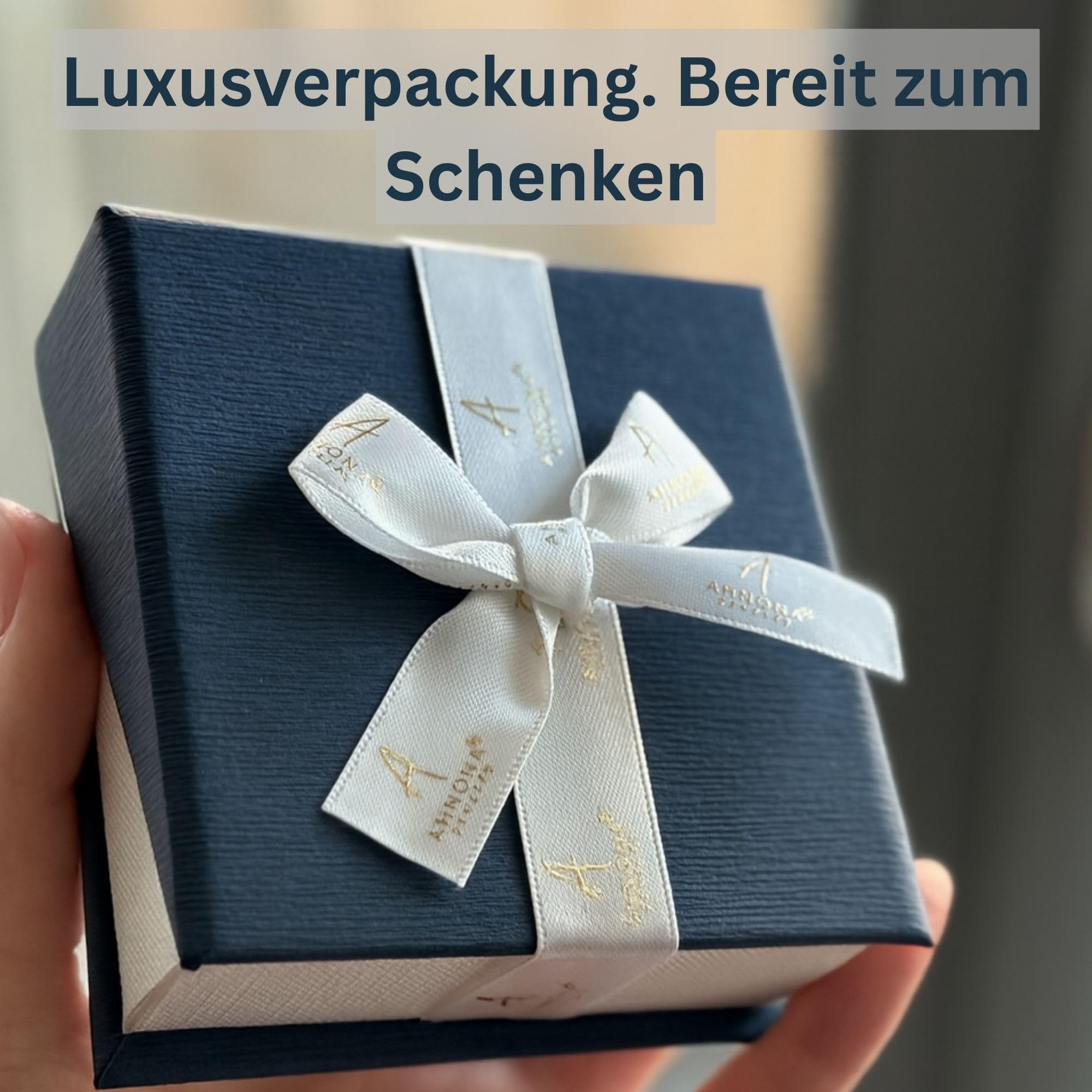 An Meinen Schatz Haltzkette Edle Halskette für Damen 14 Karat Weißgold Beschichtet, Muttertag, Jahrestag, Geburtstag Geschenk
