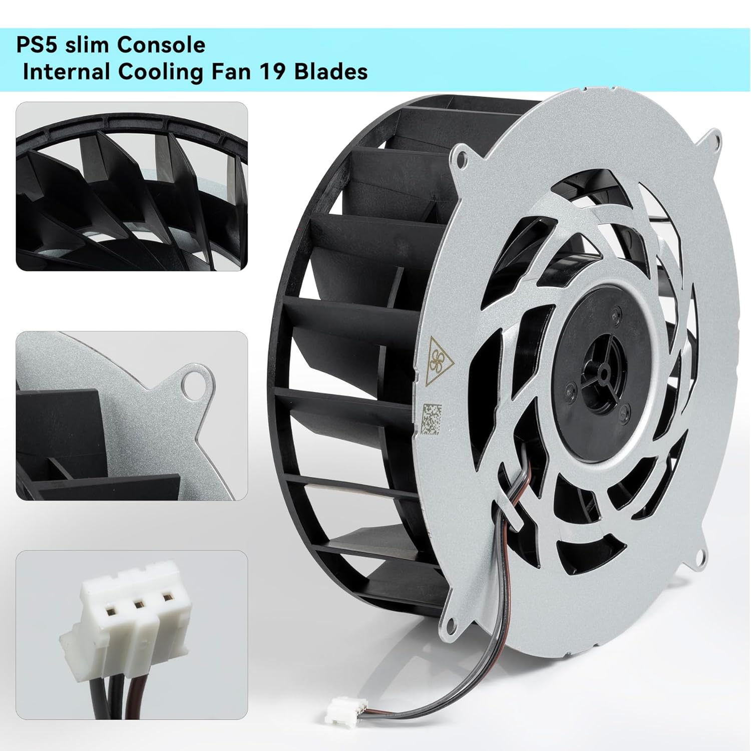 Replacement Internal Cooling Fan for PlayStation 5 ps5 Slim Console - Image 4